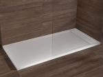 Receveur de douche caniveau, haut de gamme, Largeur 65 à 210 X 65 à 100 cm, résine pleine masse anti glissante PN24, 10 couleurs, Garantie 5 ans, Livraison rapide et offerte